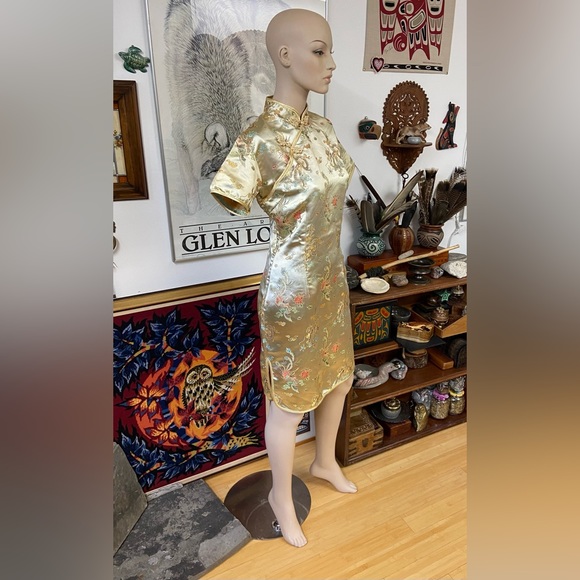 Dragons & Phoenix Mandarin Chinese Dress - Picture 8 of 15